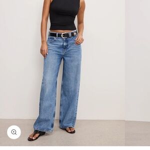 Good Low Rise Baggy Jeans by Good American